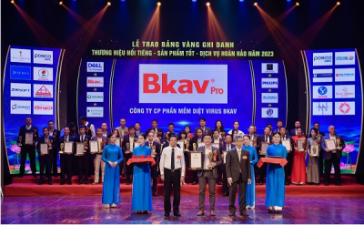 Bkav lần thứ 9 được vinh danh Top 10 Hàng Việt tốt