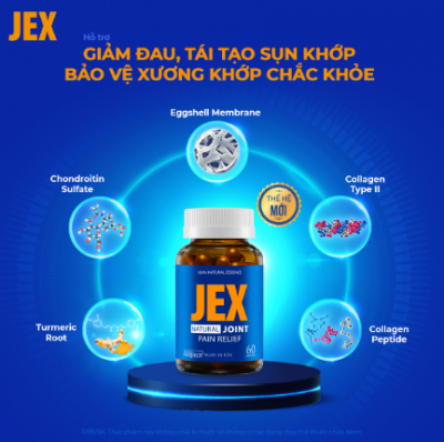 JEX - Thương hiệu xương khớp duy nhất được vinh danh Top 10 Sản phẩm Uy tín - Chất lượng 2025